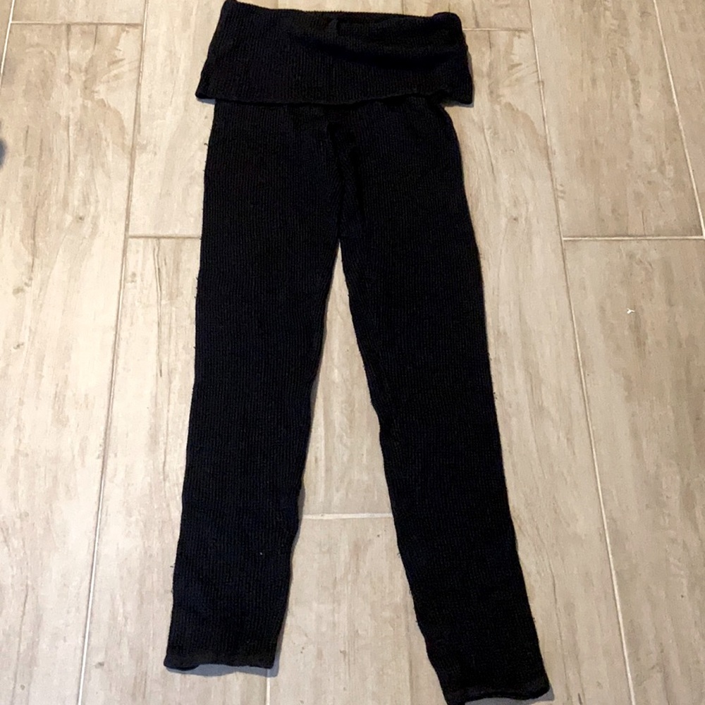 Lululemon fold over sweater leggings